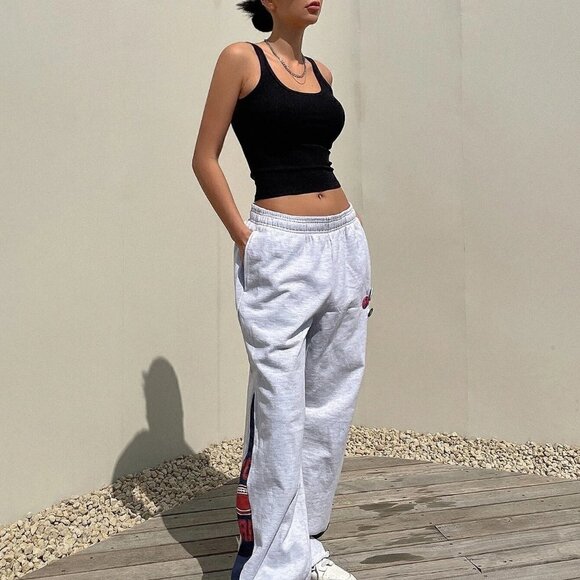 Black Preppy Womens Solid Ribbed Knit Crop Cami Top - Picture 5 of 5